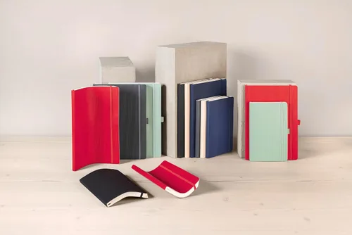 Miniatura 7 de Sigel CO310, CONCEPTUM Notebook, aprox. A4 (7,4 x 10,6 pulg.), cuadrado, tapa blanda, negro, con numerosas características