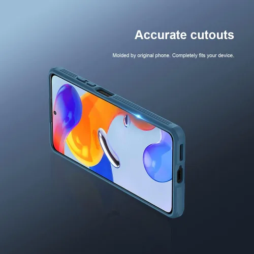 Miniatura 4 de Funda para Xiaomi Redmi Note 11 Pro con cubierta de cámara, parte trasera delgada de policarbonato duro y funda de parachoques suave Protección