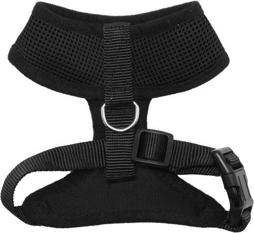 Miniatura 3 de Furhaven Arnés ajustable de malla acolchada para perro - Negro, pequeño