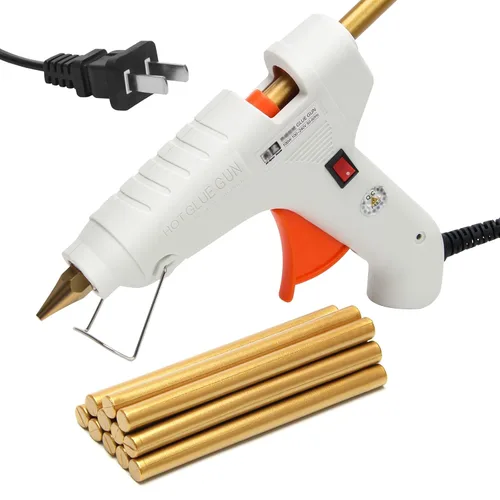 Miniatura 9 de Barras de Cera para Sellar 12P con Pistola de Pegamento, Luxiv Barras de Cera para Sellar de 5.4" 10MM Pistola de Pegamento de Manuscrito de Fuego
