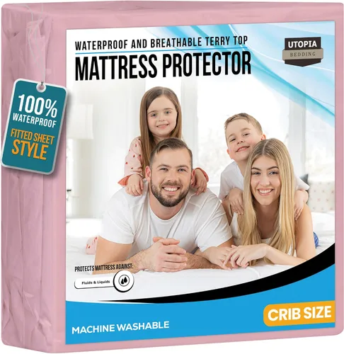 Miniatura 33 de Utopia Bedding – Protector impermeable de colchón tamaño individual, funda de colchón de terry premium de 200 GSM, transpirable, estilo ajustado