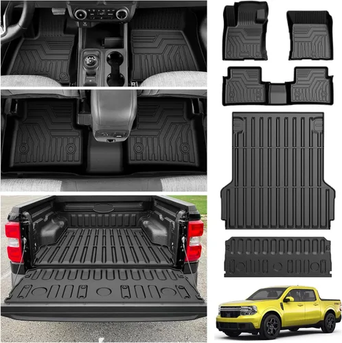 Miniatura 20 de KUST Alfombrillas y tapete de carga para maletero para Toyota RAV4 2019-2025, forro de carga para maletero trasero para todo tipo de clima