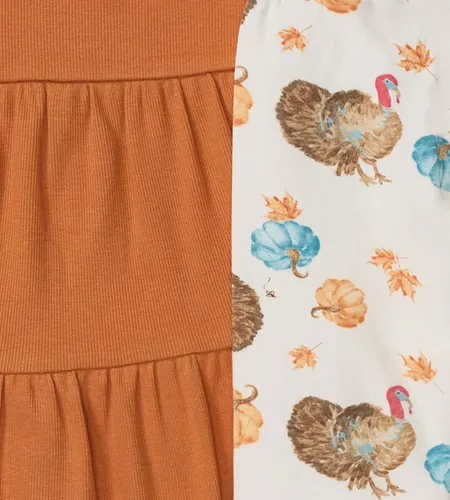 Miniatura 69 de Burt's Bees Baby Conjunto de camiseta y pantalón para bebé, túnica y leggings, 100% algodón orgánico