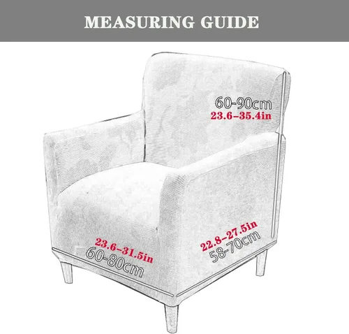 Miniatura 5 de Fundas elásticas para sofá reclinable de 1 asiento, funda elástica antideslizante para sillón de sofá, funda de elastano para sofá reclinable, Blanco