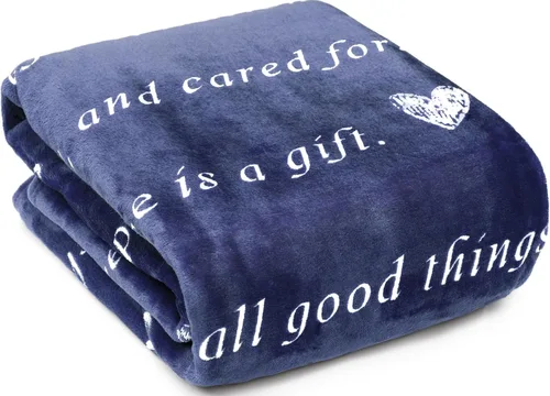 Manta súper suave de regalo para mujeres u hombres - Luz y amor, compasión, recuperación pronto, positividad, coraje, inspiración, curación, apoyo y