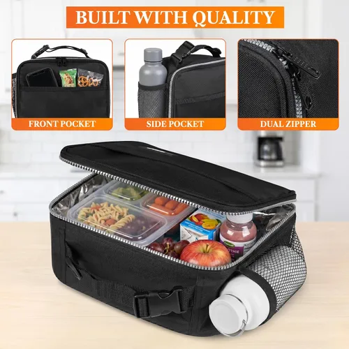 Miniatura 5 de OPUX Fiambrera aislada de primer nivel para adultos, hombres y mujeres Fiambrera suave y hermética infantil para niños, niñas Reutilizable