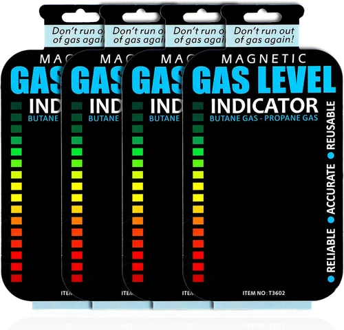 Miniatura 9 de Ptwola 2 Piezas Indicador de Nivel de Gas Indicador de Tanque de Propano Reutilizable Indicadores de Nivel de Combustible Adhesivo para Cocina
