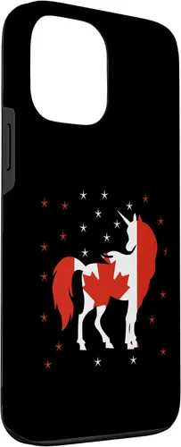 Miniatura 3 de Funda para iPhone 13 Pro Max Unicornio Bandera de Canadá