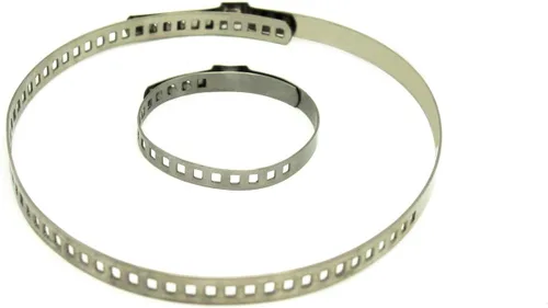 Miniatura 2 de Kit de abrazaderas de arranque de eje CV universal ajustable de acero inoxidable, abrazadera de bota CV 30 piezas