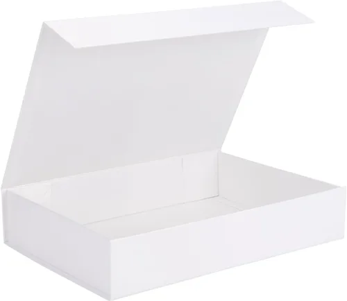 Miniatura 27 de Paquete de 4 Cajas de Regalo de 12x6x4 Pulgadas con Tapas de Cierre Magnético, Caja Negra Magnética para Boda, Propuesta de Padrinos y Damas