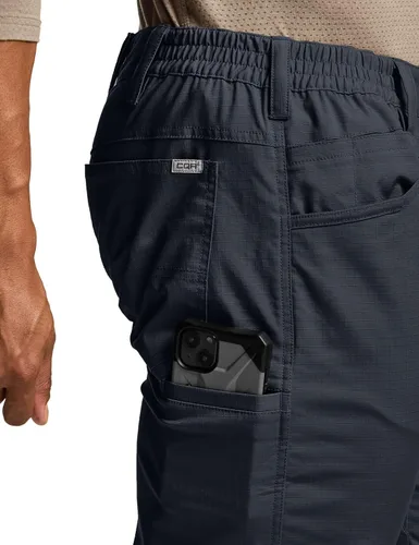 Miniatura 33 de CQR – Pantalones tácticos elásticos tipo cargo para hombre, resistentes al agua, de tela ripstop (antidesgarros), ligeros, ideales para uso diario