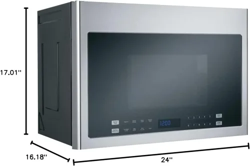 Miniatura 9 de Haier Microondas de acero inoxidable de 24 in. 1.4 pies cúbicos