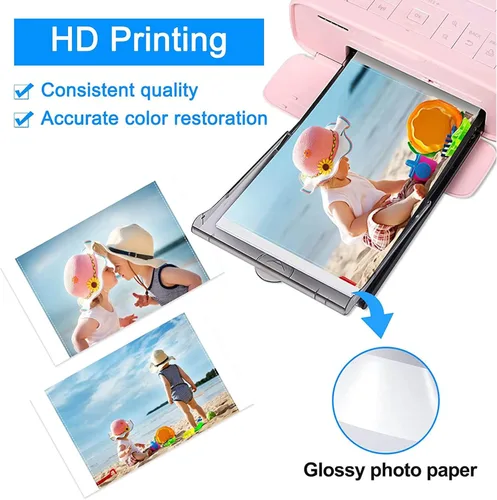 Miniatura 4 de KP108IN + KP36IN - Cartucho de tinta y 144 hojas de papel compatible con Canon Selphy CP1500 CP1300 Tinta y papel para impresora fotográfica