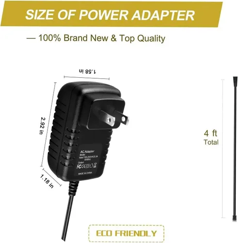 Miniatura 4 de Adaptador de CA para CHUWI VI10 Pro 10.6 64GB Tablet PC Fuente de alimentación Cable Cargador PSU