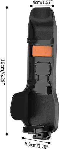 Miniatura 7 de Funda protectora para DJI Osmo Pocket 3/Xtra Muse, carcasa de ABS duro forro suave, 2 ranuras de filtro+2 ranuras para tarjeta TF+clip de micrófono