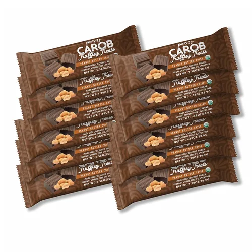 Miniatura 13 de Missy J's Trufa de algarroba de coco y almendra de 1.38 onzas, paquete de 3 unidades, algarroba hecha con azúcar de coco, vegano sin gluten