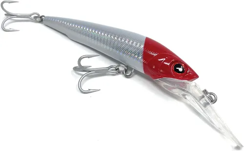 Miniatura 5 de Señuelos de pesca de buceo profundo Swimbait Sinking Minnow Señuelo de pesca de agua salada Señuelo de arrastre Verde (Green Mackerel)
