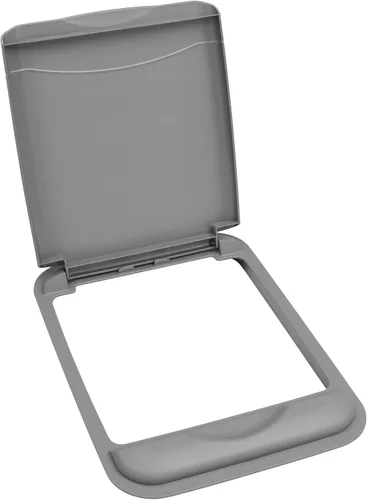 Miniatura 17 de Tapa para cubo de basura de 35 cuartos de galón, de la marca Rev-A-Shelf plateado