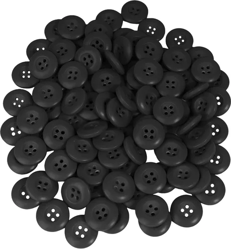 Miniatura 5 de Rothco Bolsa de 100 botones de repuesto BDU – Botones de plástico duradero de 4 agujeros para pantalones, camisas y chaquetas BDU