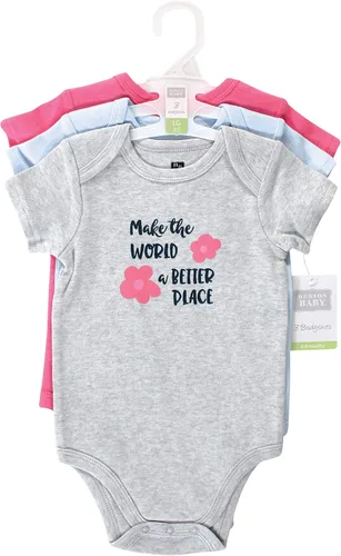 Miniatura 163 de Hudson Baby baby-girls Cotton Bodysuits 3-pack