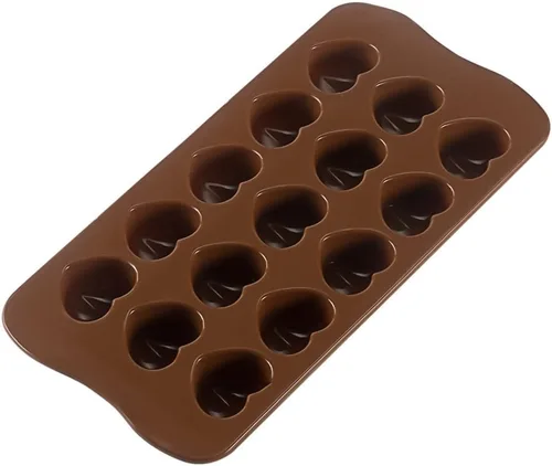 Miniatura 3 de Molde de silicona para chocolate con forma de corazón, moldes de caramelo para fiestas, bodas, gelatinas, cubitos de hielo en forma de corazón