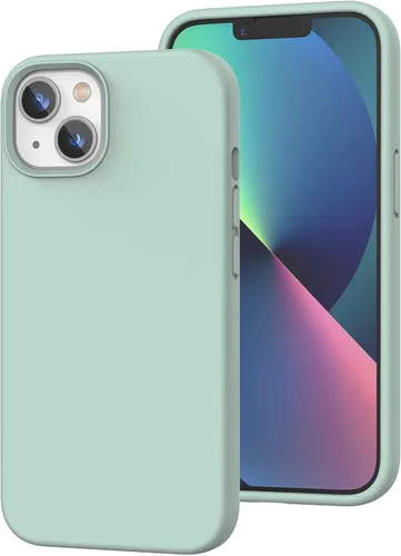 Miniatura 102 de Funda de silicona líquida compatible con iPhone 11 (6.1 pulgadas), cubierta de goma de gel de protección completa con forro de microfibra suave