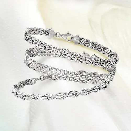 Miniatura 4 de Ross-Simons Jewelry Set 3 Link Bracelets