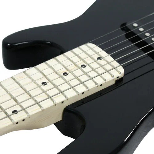Miniatura 4 de Guitarra eléctrica para principiantes de 30 pulgadas con amplificador de 5 W y paquete de accesorios, bolsa de guitarra