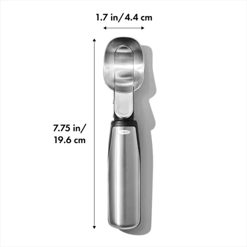 Miniatura 7 de OXO Cuchara de helado con palanca de acero