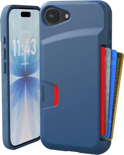 Miniatura 59 de Smartish - Funda tipo cartera para iPhone 11, diseño de cartera volumen 1 [delgada + protectora] con tarjetero - probada para caídas con ranura