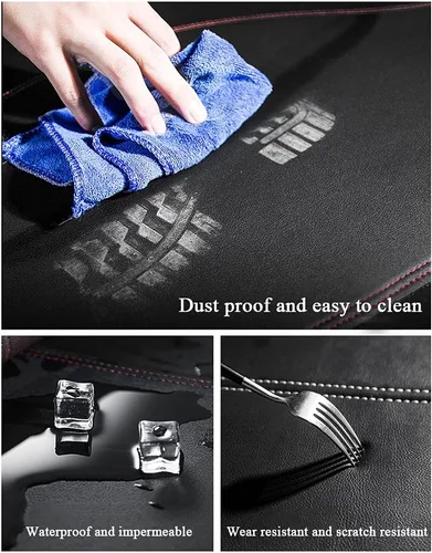 Miniatura 8 de Rifoda Para Toyota Corolla Dash Board Cover Mat Fit para Corolla 2018 2017 2016 2015 2014 Material de cuero Tablero de instrumentos Parasol Cubierta