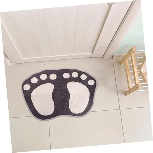 Miniatura 9 de PRETYZOOM Tapete absorbente para pies, tapete de baño, decoración del hogar, dormitorio, tapete antideslizante para el suelo, alfombra de baño