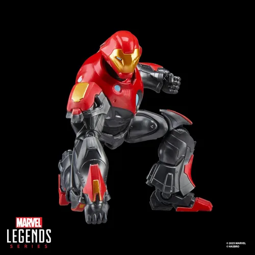 Miniatura 9 de Serie Marvel Legends Ultimate Iron Man, Figura de acción coleccionable de 6 pulgadas inspirada en cómics con accesorio de cómic a