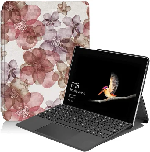 Miniatura 11 de Gylint Funda para Surface Go 4 2023 /Go 3 2021 /Go 2 2020 /Surface Go 2018, funda inteligente de piel delgada con soporte para lápiz para Microsoft