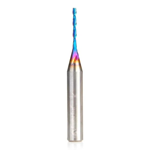 Amana Tool Spektra Extreme Tool Life - Broca de carburo sólido con recubrimiento en espiral, 46009-K, 1/16 de diámetro x 1/2 CH x vástago de 1/4 de