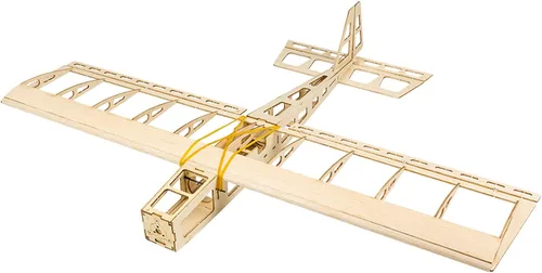 Dancing Wings Hobby R03 STICK-06 Avión de 22.835 in Envergadura de madera de Balsa Aviones DIY Juguete volador para adultos Versión KIT al aire libre