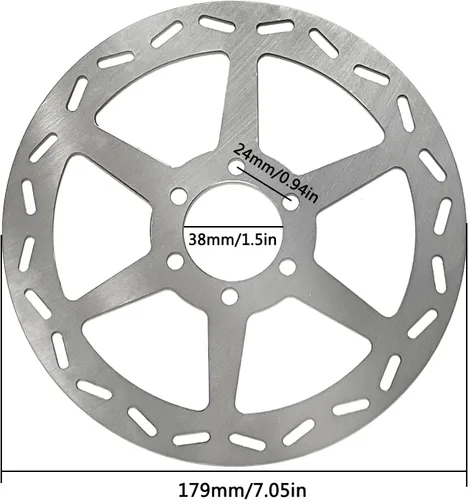 Miniatura 3 de HOLATO Rotor de disco de freno trasero con pastillas para Motovox MBX10 MBX11 Baja Doodle Bug DB30 Blitz Racer Coleman CT100U CC100X CK100 SK100