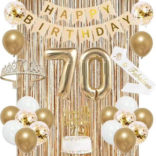 Miniatura 24 de Trgowaul Decoraciones de 9º cumpleaños para niñas, pancarta, banda y corona, decoración de pastel, globo de número 9, cortinas de flecos
