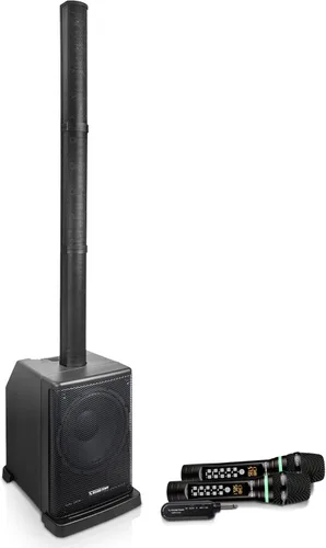 Miniatura 12 de Sound Town Sistema portátil PA/DJ de columna de matriz de línea con subwoofer alimentado de 12 pulgadas, TWS Bluetooth, DSP, bolsa de transporte