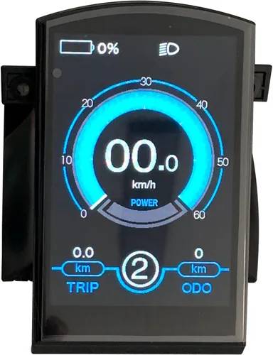 Key-DISP KD986 Pantalla Ebike LCD TFT Medidor 36V 48V Velocidad para Bicicleta Eléctrica Computadora Impermeable Bicicleta Eléctrica Medidor Kit de