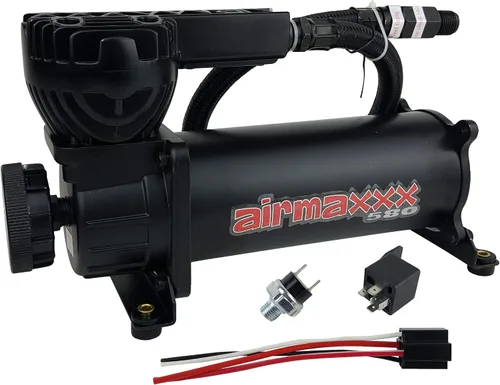 Miniatura 7 de Kit de compresor de aire negro 580 - Interruptor de 120/150 PSI, manguera líder y relé