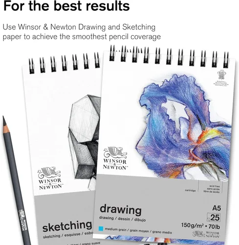 Miniatura 9 de Winsor & Newton Studio Collection - Lápices de artista, lápices de colores, juego de 48