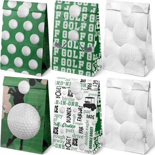 Miniatura 8 de Bolsas de regalo de fiesta de avión de combate Outego – 24 piezas de bolsas de regalo estilo avión de combate con 2 diseños, bolsas de papel