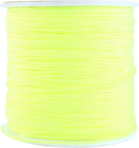 Miniatura 38 de KONMAY 1 rollo de cuerda de nailon para hacer pulseras de 150 yardas, trenzado de nailon Shamballa Macramé/cordón de cuentas de 0.4mm, cordón