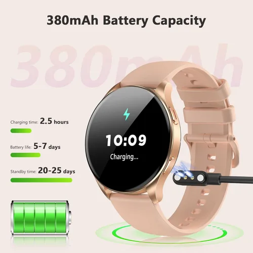 Miniatura 12 de Blackview Smart Watch for Women(Make/Answer Calls), 1.43''AMOLED Touchscreen Fitness Tracker with 100+ Sports Modes, Heart Rate/SpO2/Sleep Monitor/2