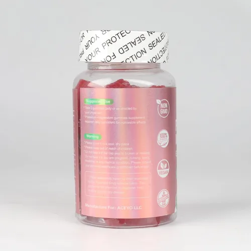 Miniatura 3 de Gomitas de potasio y magnesio para adultos y niños, de alta absorción, calambres en las piernas y salud muscular, salud inmunológica, frambuesa