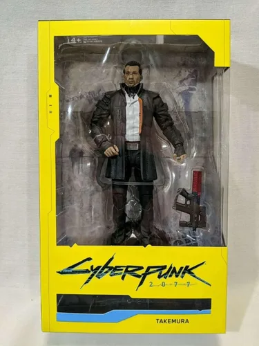 Miniatura 2 de McFarlane Toys Cyberpunk 2077 Takemura - Figura de acción (7 pulgadas)