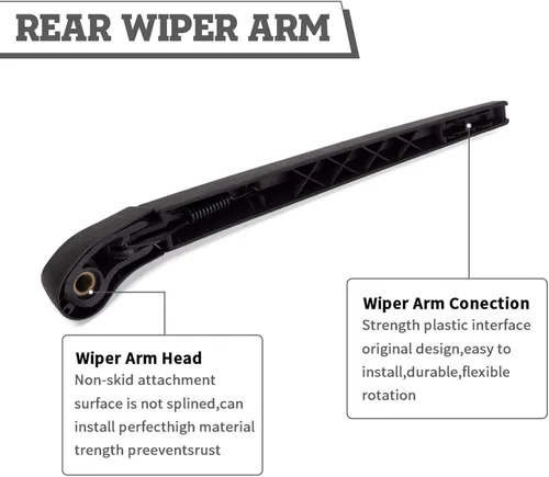 Miniatura 4 de Juego de tuercas de brazo de limpiaparabrisas trasero de repuesto para BMW X5 X5M E70 2007-2013, 3.0 si, 4.8i, xdrive, Ensamblaje de accesorios