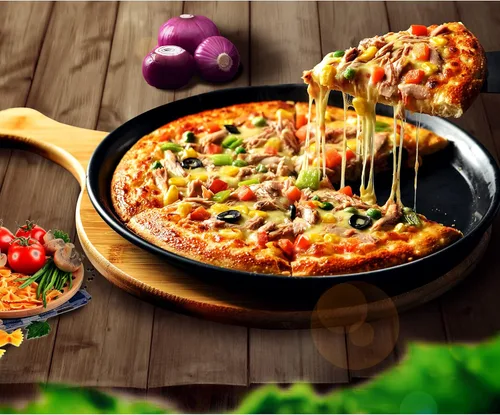 Miniatura 4 de Bandeja de pizza antiadherente de 9 pulgadas, pastel de bandeja de pizza de horno de acero al carbono
