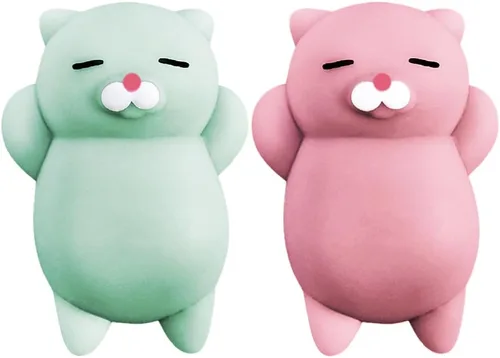 Miniatura 10 de Nutty Toys Juego de Gatos Suaves - Gatitos Kawaii de Silicona Suave de 2", Juguete Principal para Alivio del Estrés 2025 Regalos Únicos